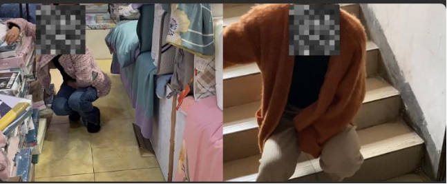 媽媽戴著跳蛋逛商場出門被掃地阿姨發現了回來褲子濕透 海报