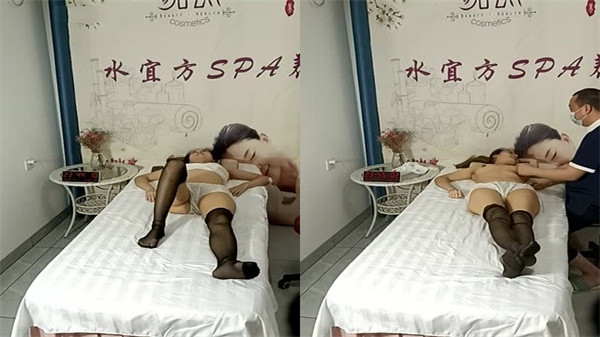 极致黑丝美少妇SPA私密护理遭色狼技师强制侵犯调教 贫乳曲线任揉捏中出内射 海报
