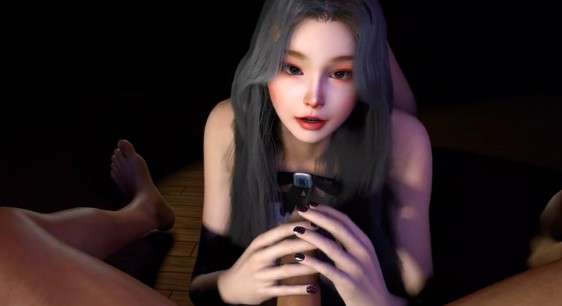 【3D】性感小母狗渴望我的鸡巴 自动口交和女上 海报